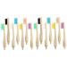 FRCOLOR 14 Pcs Toothbrush Head Bamboo Toothbrush Nylon Toothbrush Lightweight Toothbrush Bamboo Brush Travel Toothbrush Oral Cleaning Supplies Replaceable Toothbrushes Manual Bristles