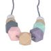 Baby Teething Chew - Safe Silicone Teether Necklace - Vibrant Colors - Portable - Type 3 - Buy Online on GoSupps.com