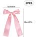2 Pack Hair Bows for Girls and Women Large Bow Hair Clips Hair Barrette with Long Silky Satin Pink Hair Accessories for Girls(Pink) - Buy Online on GoSupps.com