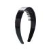 2PCS 1 Inch Black Plastic Headbands with Teeth - DIY Hair Hoop for Women & Men - Buy Online on GoSupps.com