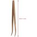 BYUTFA 11 Inch Reptile Bamboo Tweezers | Curved Feeding Tongs for Bearded Dragons & Lizards | Eco-Friendly & Natural Pet Supplies - Buy Online on GoSupps.com