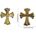 DonLeeving Cross Nail Art Charms Metal 3D Punk Nail Ornaments Manicure Nail Art Craft DIY Nail Accessories Decoration Supplies Bronze & Antique Silver 80.0 count - Buy Online on GoSupps.com