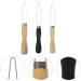 Buy Gxfcai Button Hook Helper for Shirts & Sweaters - Easy Assist for Arthritis - Black & Wood | International Shipping Available - Buy Online on GoSupps.com