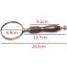 Magnifying Glasses for Hobbies Reading Magnifier Handheld Magnifying Glass Ebony Handle Retro Vintage High-end Handheld Gift Metal Magnifying Glass Recognition Magnifying Glass Reading Magnifying G - Buy Online on GoSupps.com