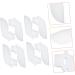 Curly Gel Toe Separator 4 Pairs - Silicone Thumb Protector for Hallux Valgus & Metatarsalgia - Big Toe Straightener & Hammer Brace - White 7x3.5cm - Buy Online on GoSupps.com
