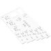 Healeved Braille Card Acrylic Braille Label Card Braille Card Board Outdoor Braille Sign Braille Attention Card for Blinder Accessory