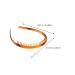 Beaupretty 6Pcs Zig Zag Plastic Shark Hair Combs - Stylish Headbands for Women & Girls | International Shipping - Buy Online on GoSupps.com