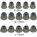 20x Power Domes for Hearing Aids - Double Lamella for Optimal Sound Quality - Size M (20 Pieces) - International Shipping Available - Buy Online on GoSupps.com