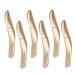 HAPINARY 6pcs Eyeliner Empty Tube Gold Lip Gloss Mascara Wands Mascara Tubes Makeup Dispenser Bottle DIY Abs