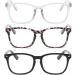 3 Pack Blue Light Filter Glasses for Men & Women - Anti-Blue Light Computer Reading Glasses & Prescription Options - Buy Online on GoSupps.com