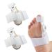 DKDDSSS 2 pcs Orthopedic Toe Bunion Corrector Straightener Splint Support Flexible Strap Corrector Big Toe Straightener Bunion Splints Big Toe Separator Pain Relief Adjustable Day Night Support