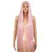 Style Icon 38” Super Long Straight Wigs Lace Front Wigs 6” Deeper Middle Part Lace Hairline Pink Wig (38", PINK15) 38" PINK15