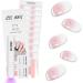  BUTBU BUTBU Ge-l 20pcs Semi-Cured Gel Stickers with Mini U-V Lamp and Nail File Suitable for DIY Manicure (Tartan) - Buy Online on GoSupps.com