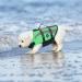 Emust Dog Swimming Vest - Reflective Rescue Vest for Small Dogs | Safety & Comfort for Water Activities | Green - Buy Online on GoSupps.com