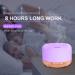 450ml Aroma Diffuser with 6 Pure Essential Oils - Adjustable Fog & 7 Colors LED Humidifier for Aromatherapy | International Shipping Available - Buy Online on GoSupps.com