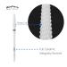 MaryCarrie Ceramic Small Cone Cuticle Clean Drill Bit - 3/32 Inch Shank - Acrylic Nails Gel Remover - White (Medium Grit) - Buy Online on GoSupps.com