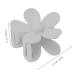Buy Lightweight Large Flower Claw Clip | Durable Anti-Slip Hair Clip for Women & Girls - Light Gray - International Shipping Available - Buy Online on GoSupps.com