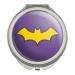 GRAPHICS & MORE Batman Batgirl Logo Compact Travel Purse Handbag Makeup Mirror
