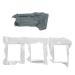 High Performance Elastic Bandage Wrap Strong Self Closing Compression Bandage Wrap Foot Ankle Wrist Knee Wrap (Small)