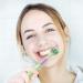 Soft Three-Sided Toothbrush for Adults - Cute Effective Tongue Scraping & Coating - Green Color - Buy Online on GoSupps.com