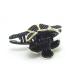 Meilliwish Flower Lace Hair Clip Claw for Women & Girls - Elegant Black Accessory (1 Piece) - Buy Online on GoSupps.com