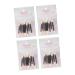 Didiseaon 40pcs Sponge Stick Eyeshadow Stick Double Ended Makeup Brush Eyeshadow Concealer Flash