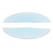 1 Pair Lash Rods Silicone Eyelash Pads Glitter Reusable Soft Lash Lifting Pads with Storage Box (Blue) (S)