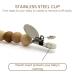 Minkii Silicone Pacifier Clips in Neutral Tones for Boys and Girls - Baby Girl and Boy Pacifier Clip Set - Buy Online on GoSupps.com