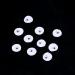 Mxzzand 10pcs 2mm Tooth Gemstone Dental Ornaments - White Crystal Teeth Jewelry with Box for International Shipping - Buy Online on GoSupps.com