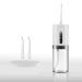 Water Dental Flosser Teeth Pick Intelligent Memory Oral Irrigator Portable Rechargeable IPX6 Waterproof Electric Dental Flossers for Home & Travel (White 2 Nozzle) 2 Nozzle White