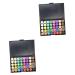FOMIYES 2pcs 40 Eye Shadow Palettes Eyeshadow Pallet Eyeshadow Matt Multicolor Makeup Palette 1 count (Pack of 1) As Shownx2pcs