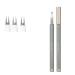 Double Tip Lower Eyelash Pencil 2024 Upgraded 3D Waterproof 2 Tip Eyelash Pen Eye Liner Liquid Eyeliner with Micro Fork Tip for Girls Women Natural Makeup Fine Stroke Eyebrow Pencil (#1)