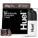 Huel Black Edition Bundle | Cookies and Cream 40g Vegan Protein Powder + Shaker Bottle | Nutritionally Complete Meal | 27 Vitamins and Minerals Gluten Free | Lockable Lid to Avoid Spills | BPA Free