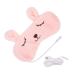 GARVALON USB Heating Eye Mask Night Eye Cover Decorative Eye Cover Eye Mask for Home Travel Eye Mask Night Eyeshade Electric Eye Cover Rechargeable Eye Mask Night Eye Mask Travel Eye Pad Pink 20.5x10x0.8cm
