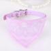 Stylish Pink Cat Collar with Paisley Bandana & Buckle - Size S (20-26cm Neck) | International Shipping - Buy Online on GoSupps.com