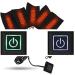 5-Piece USB Heated Pillows Set - Portable Electrical Heating Cushions for Clothing - Adjustable Temperature Neck Warmer - Buy Online on GoSupps.com