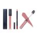 aden - 2 in 1 - Matte Liquid Lipstick & Lip Liner Set - 7ML - Non-Smudge & Quick Drying - Highly Pigmented - Long Duration with Hydration - Made in Italy (07 Nude Elegance)
