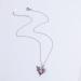 Oralgo's Handmade Minimalist Vintage Necklace - Collarbone Chain with Butterfly Crystal & Heart - Perfect Gift for Jewelry Collectors - Buy Online on GoSupps.com