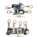 Shop Aolso Stroller Toys - 4PC Black and White Baby Hanging Toys for Newborns | Sensory Educational Car Seat Toys - Buy Online on GoSupps.com