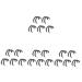 ULTECHNOVO 20 Pairs Auricle Corrector Sticker Holder Pro Tools Supplies for Newborn Ear Protectors for Masks Silicone Face Mask Masks Earloop Covers Protruding Ear Corrector Ear Savers Blackx4pcs 4.4x3.6x0.4cmx4pcs