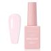 Makartt Rubber Gel Base for Nails Ballerina Pink Base Coat Gel Nail Polish Natural Color Base Gel Polish UV Nail Lamp Needed Long Lasting Rubber Nail Base for Manicure Salon Home