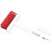 Ozgkee 5-in-1 Keyboard Brush - Double Head Design Plastic Cleaning Tool for Headphones | White & Red - Buy Online on GoSupps.com