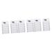 FRCOLOR 6 Pcs Eyelash Scale Plate Eyelash Extension Plate Eyelashes Grafting Stand Eyelash Display Case Eyelash Crystal Pallet Lash Display Board Acrylic Storage Board White Double Row