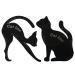 Cat Eyeliner Guides Easy Quick Makeup Tool Eyeliner Stencils Templates Black Stylish and Popular Safety