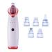 Blackhead Remover Pore Vacuum Cleaner -VWMYQ Electric Blackhead Remover Vacuum Face Blackhead Pore Cleaner Vacuum Whitehead Remover Tool USB and 5 Different Suction Head Shape(White) 5 Count (Pack of 1)