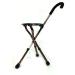 Dr.Safe Cane with seat Aluminum Height Adjustable Folding Seat Cane Three Legs and Walking aids Stick