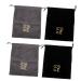 FOMIYES 4 Pcs Hair Dryer Bag Travel Hair Dryer Toiletry Containers Drawstring Storage Bags Toiletries