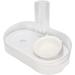 Glomora Raised Pet Bowl Set - Inclined Cat Feeding Bowl & Automatic Drinking Bottle for Dogs & Cats - International Shipping Available - Buy Online on GoSupps.com