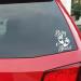Shop Aulinto Baby on Board Sticker - Reflective Waterproof Car Window Decor | PVC Bumper & Trunk Stickers - Buy Online on GoSupps.com