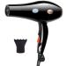 2200w Professional Salon Hair Dryer Powerful Blue-ray Negative Ionic Hairdryer AC Motor Infrared Heat Low Noise Blow Dryer with Concentrator 3 Heat 2 Speed Settings for Home and Salon Small Gift